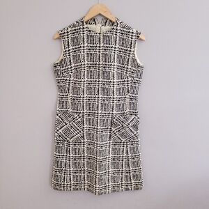 Vintage Black and white‎ plaid dress